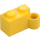 LEGO Žlutá Závěs Kostka 1 x 4 Základna (3831)