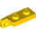 LEGO Yellow Závěs Deska 1 x 2 Zamykání s Single Finger na Konec Vertikální se spodní drážkou (44301)