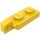 LEGO Yellow Závěs Deska 1 x 2 Zamykání s Single Finger na Konec Vertikální bez spodní drážky (44301 / 49715)
