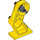 LEGO Yellow Velký Noha s Kolík - Pravá (70943)