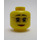 LEGO Žlutá Misako Hlava s Brýle (Zapuštěný pevný cvoček) (3626 / 23694)