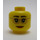 LEGO Žlutá Misako Hlava s Brýle (Zapuštěný pevný cvoček) (3626 / 23694)