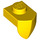 LEGO Yellow Deska 1 x 1 s Downwards Zub (15070)