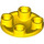 LEGO Yellow Deska 2 x 2 Kulatá s Zaoblený Dno (2654 / 28558)