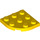 LEGO Yellow Deska 3 x 3 Kulatá Roh (30357)