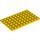 LEGO Yellow Deska 6 x 10 (3033)