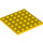 LEGO Yellow Deska 6 x 6 (3958)