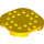 LEGO Yellow Deska 6 x 6 x 0.7 Kulatá Semicircle (66789)