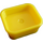 LEGO Žlutá Rectangle Dish