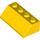 LEGO Yellow Sklon 2 x 4 (45°) s drsným povrchem (3037)