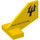 LEGO Yellow ocasní plocha 2 x 3 x 2 Fin s Trojzubec (44661 / 58466)
