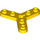 LEGO Yellow Technic Rotor 3 Čepel s 6 Study (32125 / 51138)