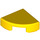 LEGO Yellow Dlaždice 1 x 1 Čtvrtletí Kruh (25269 / 84411)