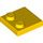 LEGO Yellow Dlaždice 2 x 2 s Study na Okraj (33909)