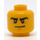 LEGO Žlutá Ultimate Clay (70330) Minifigurka Hlava (Zapuštěný pevný cvoček) (3626 / 23778)