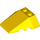LEGO Yellow Klín 4 x 4 Trojnásobný s Stud Notches (48933)