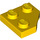 LEGO Yellow Klín Deska 2 x 2 Cut Roh (26601)