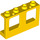 LEGO Yellow Okno Rám 1 x 4 x 2 s dutými hřeby (61345)