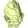 LEGO Yellowish Green Pavouk Skull Maska (20251)