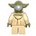 LEGO Yoda s Olive Zelená Skin a Velký Robe Creases Minifigurka