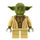 LEGO Yoda s Olive Zelená Skin a Velký Robe Creases Minifigurka