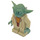 LEGO Yoda s Pískově zelená Skin a Šedá Vlasy Minifigurka