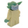 LEGO Yoda s Pískově zelená Skin a Šedá Vlasy Minifigurka