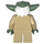 LEGO Yoda s Pískově zelená Skin a Bílá Vlasy Minifigurka